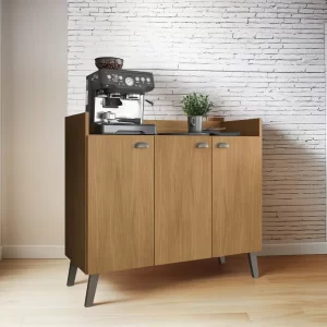 Buffet Espaçoso Aparador Com 3 Portas Para Sala De Jantar Ay