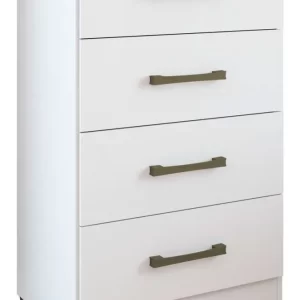 Cômoda Brenda Fluence 4 Gavetas Naturale/off White